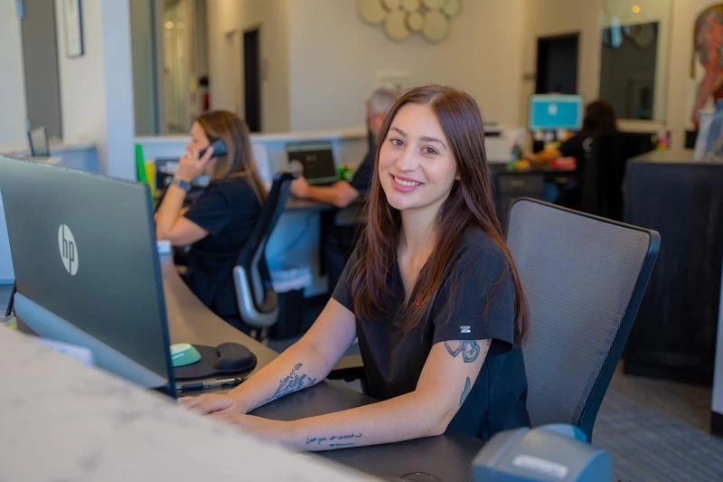 The friendly staff at Contemporary Dental Arts in Tulsa, OK.